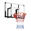VEVOR Wall Mount Basketball Hoop, 44-inch PC Backboard Mounted Basketball Hoop Outdoor with Solid Steel, 0.08 inch Thickened Backboard, Thickened Woven Nylon Basketballs Net, Indoor & Outdoor Use