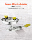 VEVOR Eyewash Emergency Face Eye Washing Station Stainless Steel Wall-Mounted