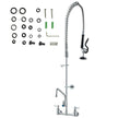 VEVOR Commercial Faucet with Pre-Rinse Sprayer, 44