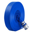 VEVOR Backwash Hose 1.5 in x 100 ft Blue High Quality Hose Complete Fittings