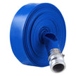 VEVOR Backwash Hose 2 in x 100 ft Blue High Quality Hose Complete Fittings