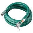 VEVOR Suction Hose 2 in x 20 ft Green High Quality Hose Complete Fittings