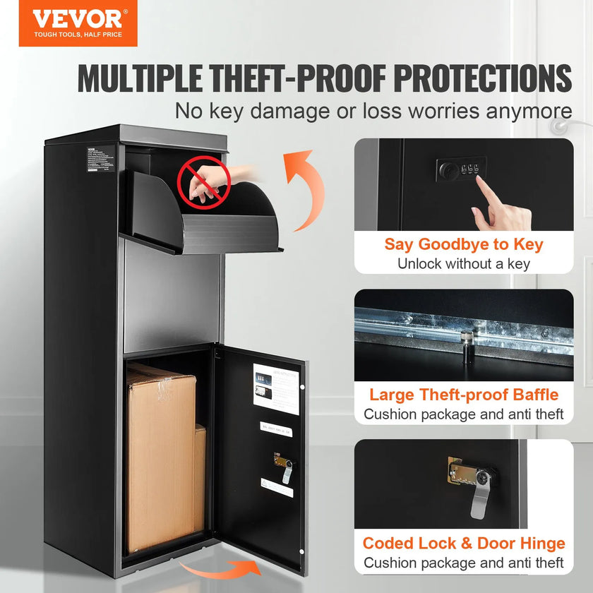 VEVOR Package Delivery Boxes for Outside 13.9