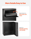 VEVOR Package Delivery Boxes for Outside 35.8 in Lockable Parcel Drop Box