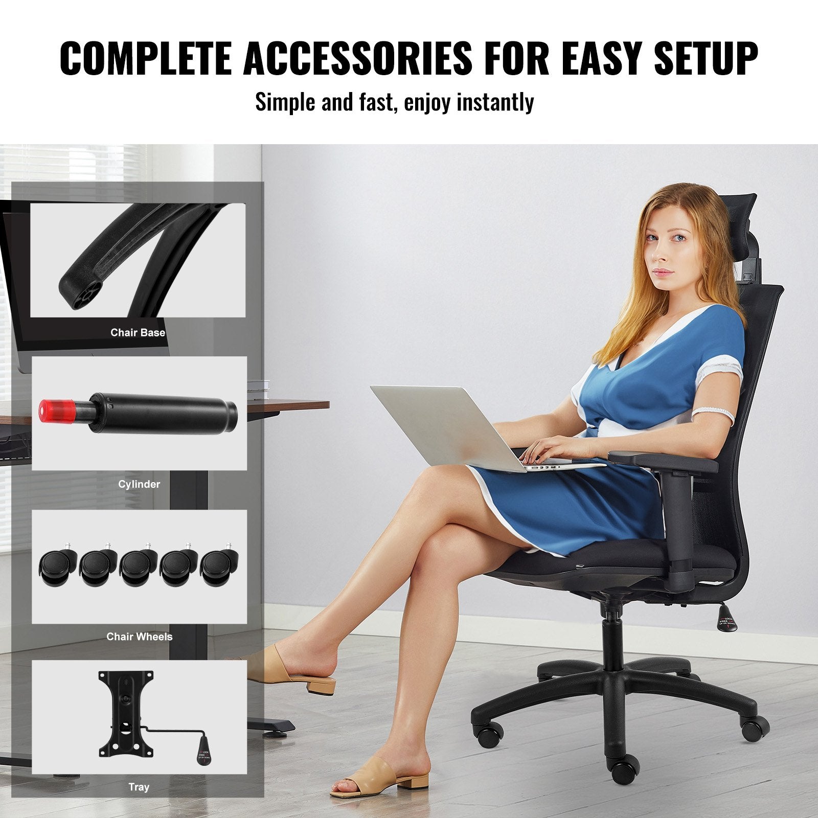 VEVOR Office Chair Base Replacement 28