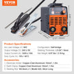 VEVOR ARC Stick Welder 110V 140A Stick/Lift TIG 2-in-1 Welding Machine Hot Start
