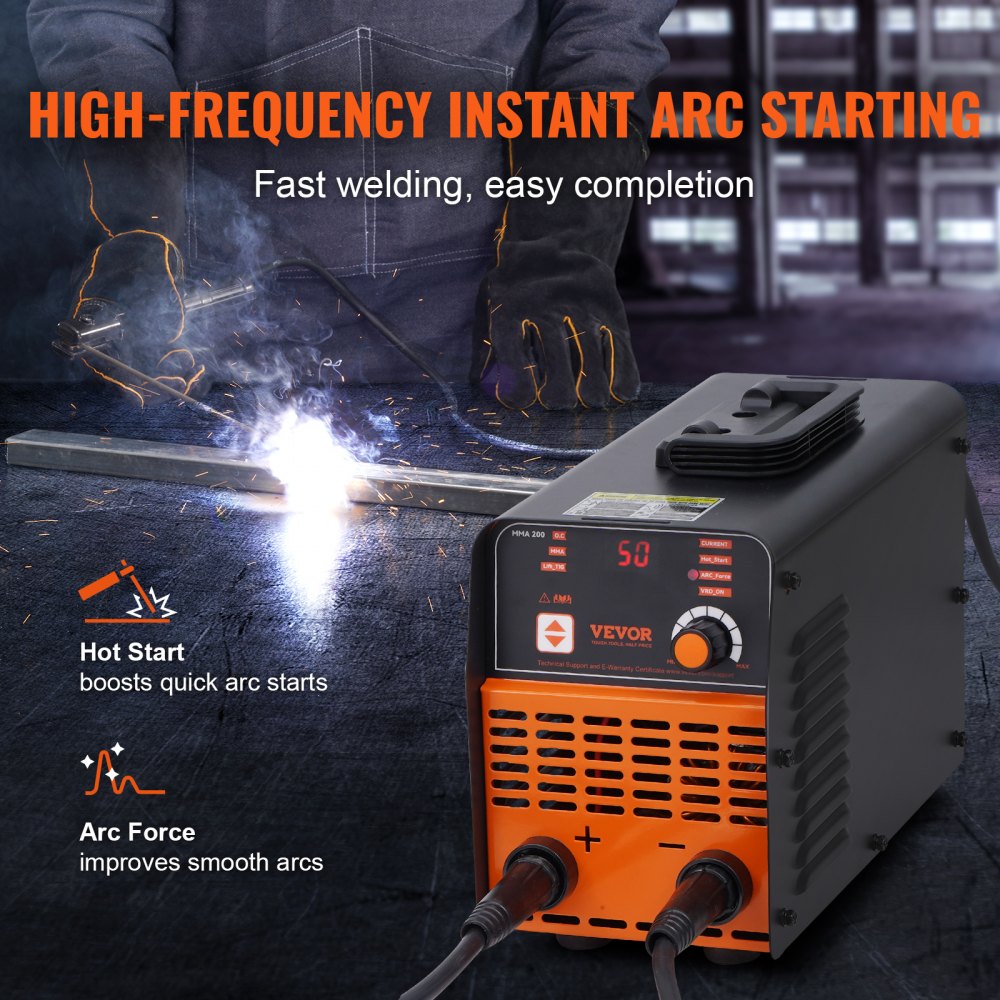 VEVOR ARC Stick Welder 110/220V 120/160A 2in1 Lift TIG Welding Machine Hot Start