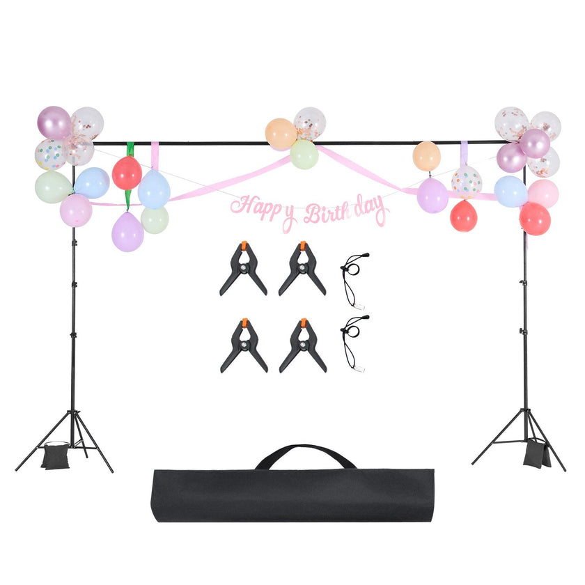 VEVOR Backdrop Stand Background Stand Kit 10 x 10 ft for Party & Photo Studio