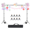 VEVOR Backdrop Stand Background Stand Kit 7 x 10 ft for Party & Photo Studio