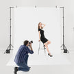 VEVOR Backdrop Stand Background Stand Kit with 2 Tripod for Party & Photo Studio