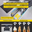 VEVOR Commercial Ice Cream Machine 5.3 to 7.4Gal per Hour Soft Serve with LED Display Auto Clean 3 Flavors Perfect for Restaurants Snack Bar, 2200W, Sliver