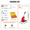VEVOR Button Maker Machine, 32 mm (1.25 inch) Badge Punch Press Kit, Children DIY Gifts Pin Maker, Button Making Supplies with 500pcs Button Parts & Circle Cutter & Magic Book