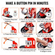 VEVOR Button Maker Machine, 75 mm (3 inch) Badge Punch Press Kit, Children DIY Gifts Pin Maker, Button Making Supplies with 500pcs Button Parts & Circle Cutter & Magic Book