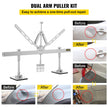 VEVOR Dent Pull Lever Bar Kit Fit for Aluminum and Steel Dent Pulling with 6 Claw Hook 75cm Dent Remover Bar for Auto Body Dent Repair