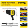 Spot Welder Auto Body Stud Welder 110V With Slide Hammer Stud Welder Starter Kit Repair 800VA +1000 Nails