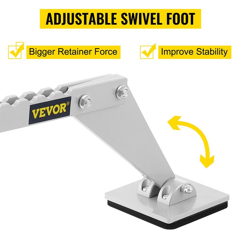 VEVOR Dent Pull Lever Bar 6 Claw Hook Dent Puller Single Leg Lifter Portable Dent Pull Bar Aluminum Alloy for Car Dent Repairing