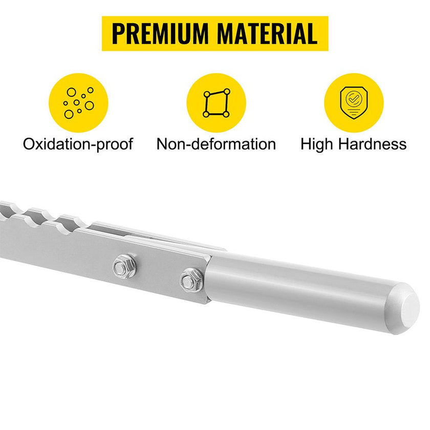 VEVOR Dent Pull Lever Bar 6 Claw Hook Dent Puller Single Leg Lifter Portable Dent Pull Bar Aluminum Alloy for Car Dent Repairing