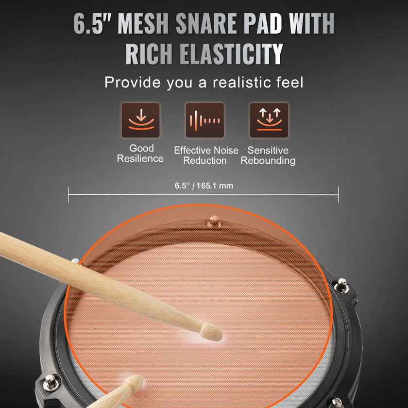 VEVOR Electric Drum Set Electronic Drum Kit 150 Sounds for Beginners & Adults