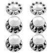 VEVOR Rear&Front Axle Cover Combo Kit ABS Lug Nut Covers with Nut Cover Tools