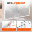 VEVOR Semi-frameless Shower Door 57.7-59x70in SGCC Tempered Glass 1/4in Chrome