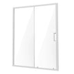 VEVOR Semi-frameless Shower Door 57.7-59x70in SGCC Tempered Glass 1/4in Chrome