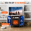 VEVOR Electric Fireplace TV Stand Corner TV Stand for TVs up to 50