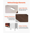 Farmhouse Fireplace TV Stand – 90