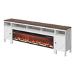 Farmhouse Fireplace TV Stand – 90