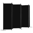 VEVOR Room Divider 6 Panels Fabric Room Privacy Screen for Office Bedroom Black