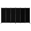 VEVOR Room Divider 6 Panels Fabric Room Privacy Screen for Office Bedroom Black