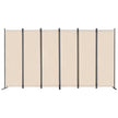 VEVOR Room Divider 6 Panels Fabric Room Privacy Screen for Office Bedroom Beige