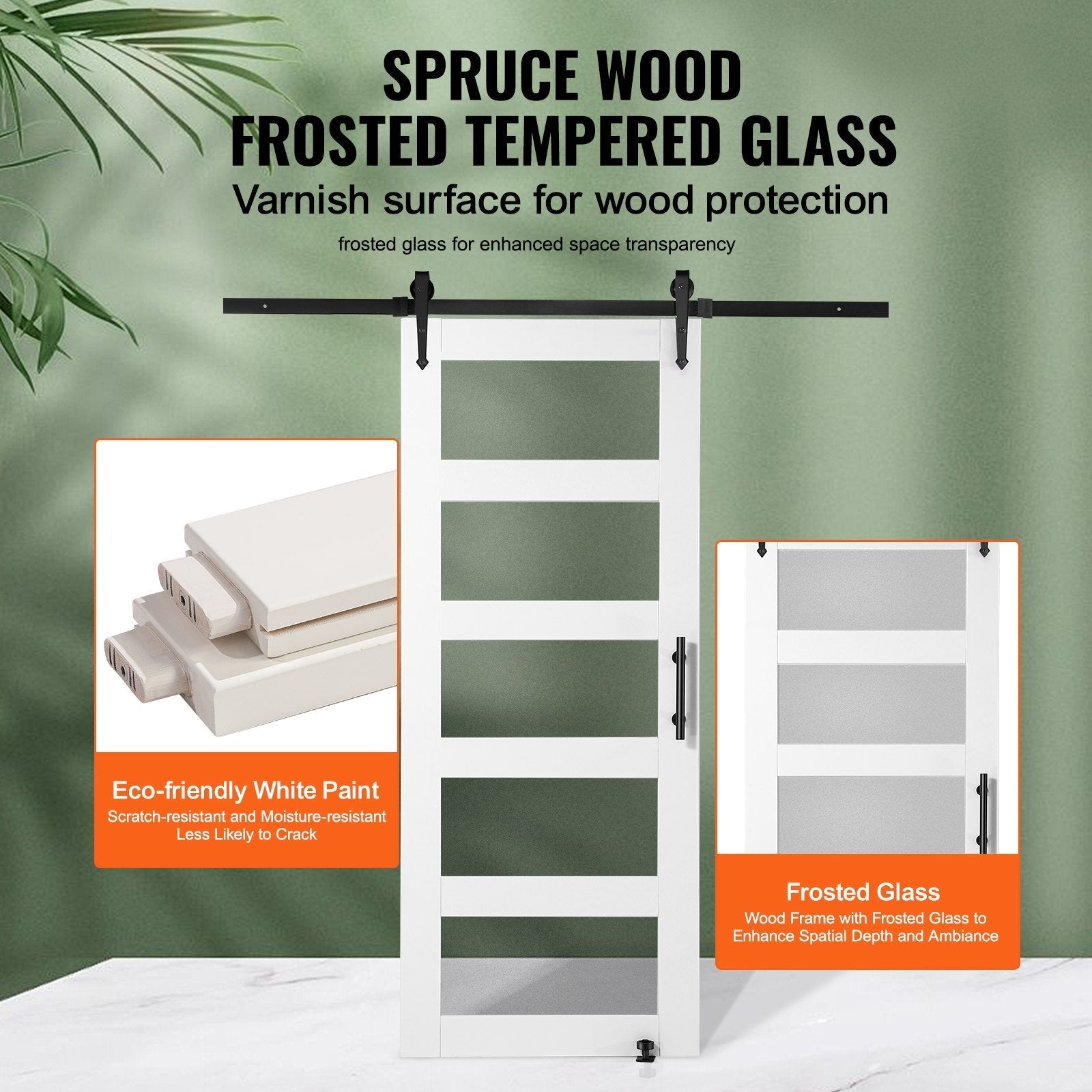 VEVOR Barn Door and Hardware Kit, 32