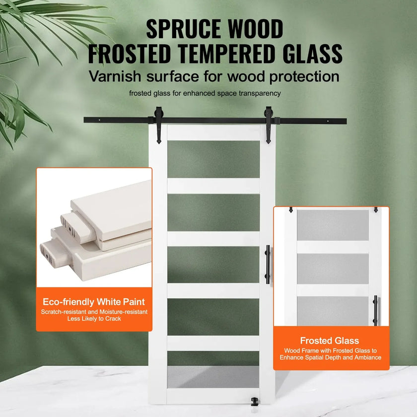 VEVOR Barn Door and Hardware Kit, 42