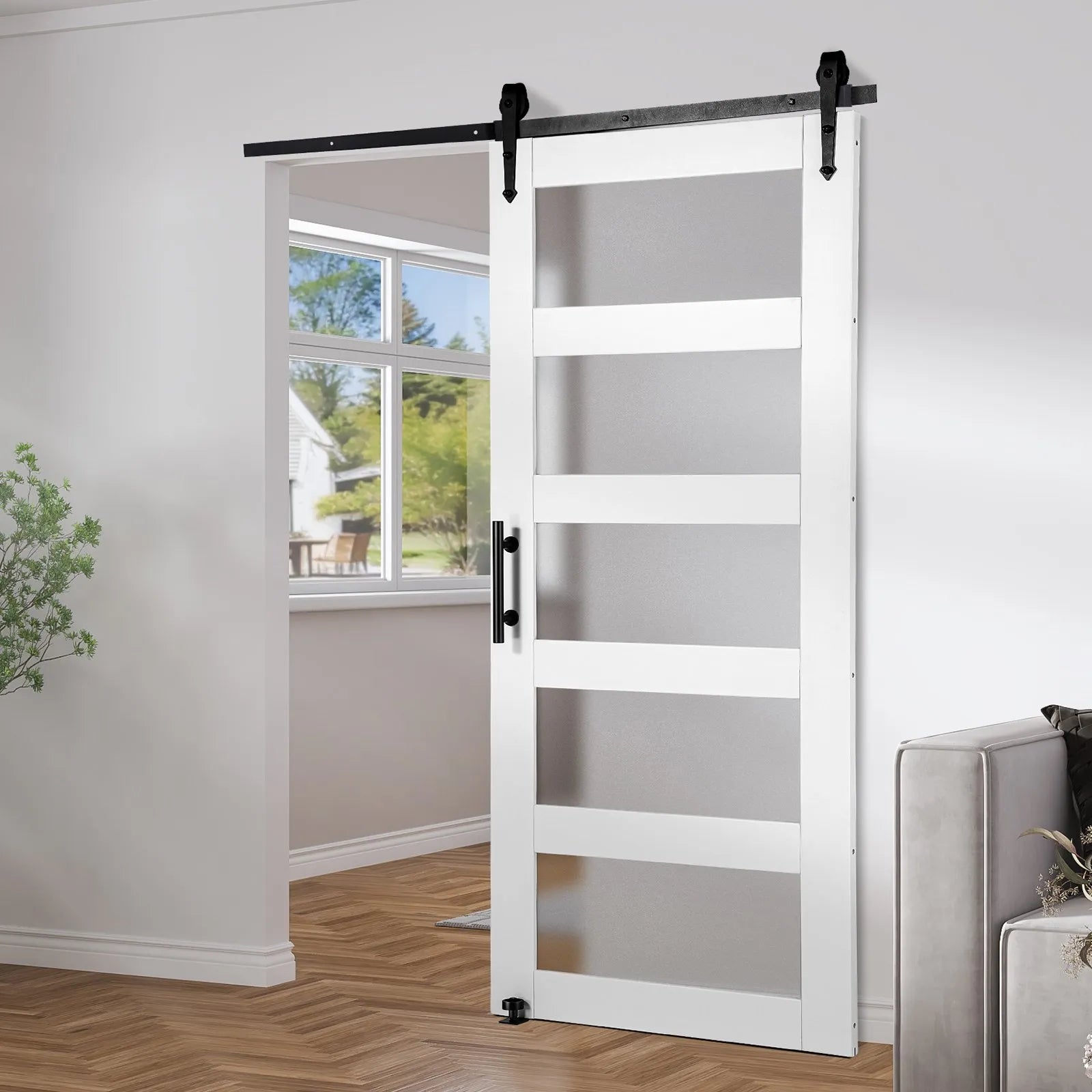 VEVOR Barn Door and Hardware Kit, 42