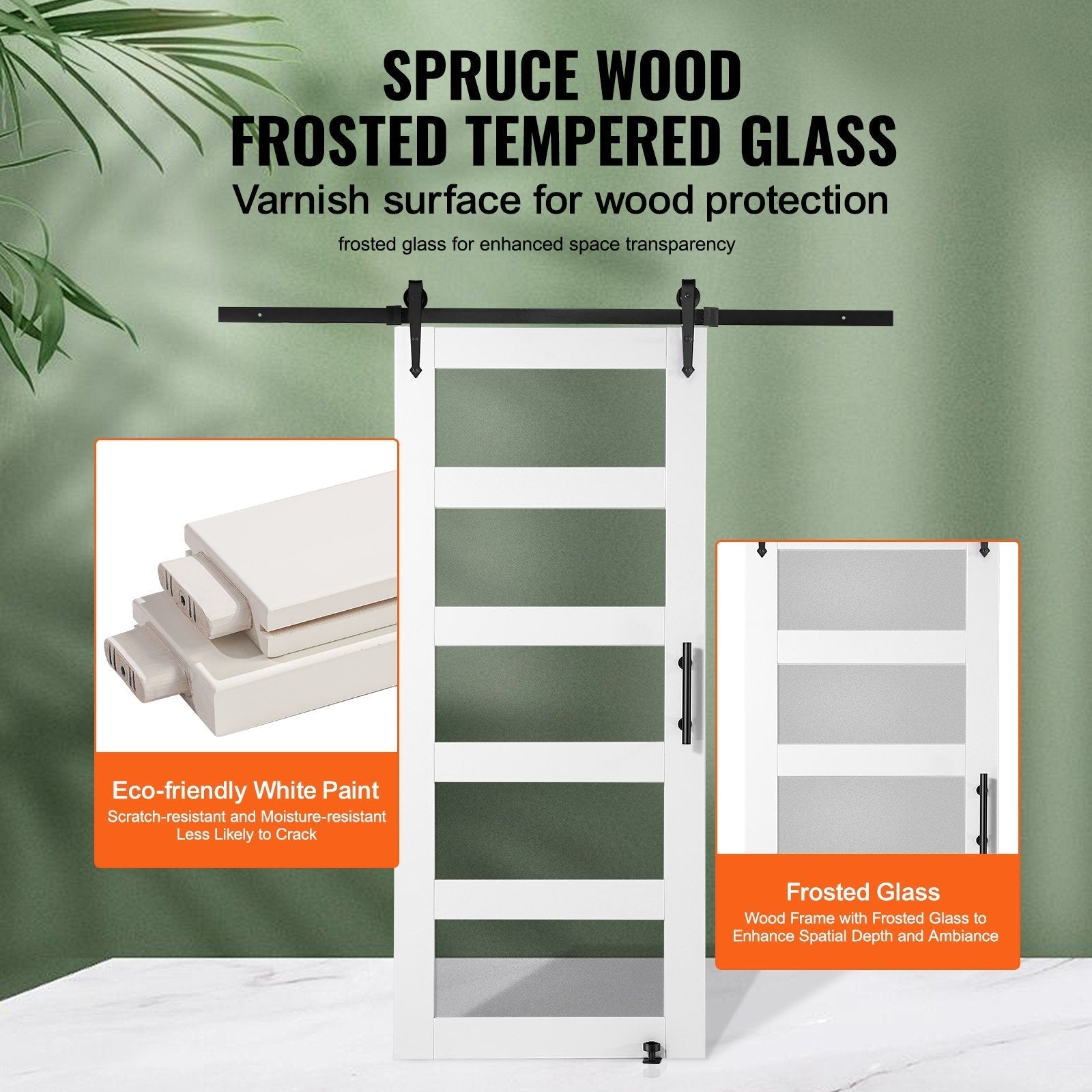 VEVOR Barn Door and Hardware Kit, 36