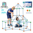 VEVOR Tent Fort Building Kit for Kids STEM Construction Toy Set Castle 120PCS