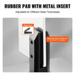 VEVOR Glass Clamp, 10 PCS Square Glass Railing Bracket for 0.31 