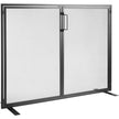 VEVOR Fireplace Screen 1 Panel with Door, Sturdy Iron Mesh Fireplace Screen, 38.98