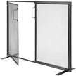VEVOR Fireplace Screen 1 Panel with Door, Sturdy Iron Mesh Fireplace Screen, 38.98