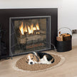 VEVOR Fireplace Screen Single Panel, Sturdy Iron Mesh Fireplace Screen, 35.6
