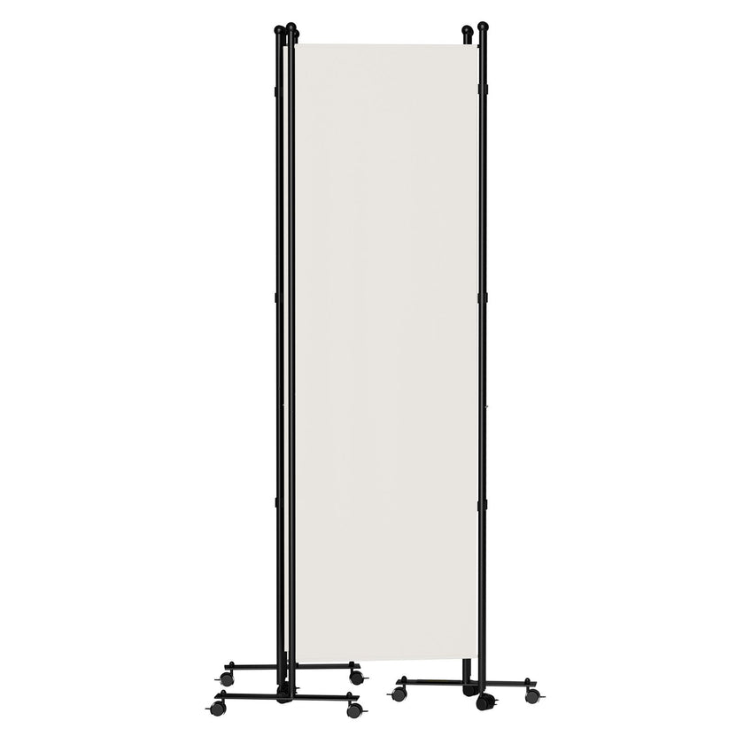 VEVOR 6 Panel Room Divider, 6 FT Tall, Freestanding & Folding Privacy Screen w/ Swivel Casters & Aluminum Alloy Frame, Oxford Bag Included, Room Partition for Office Home, 121