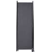 VEVOR Room Divider, 5.6 ft Room Dividers and Folding Privacy Screens (4-panel), Fabric Partition Room Dividers for Office, Bedroom, Dining Room, Study, Freestanding, Grey