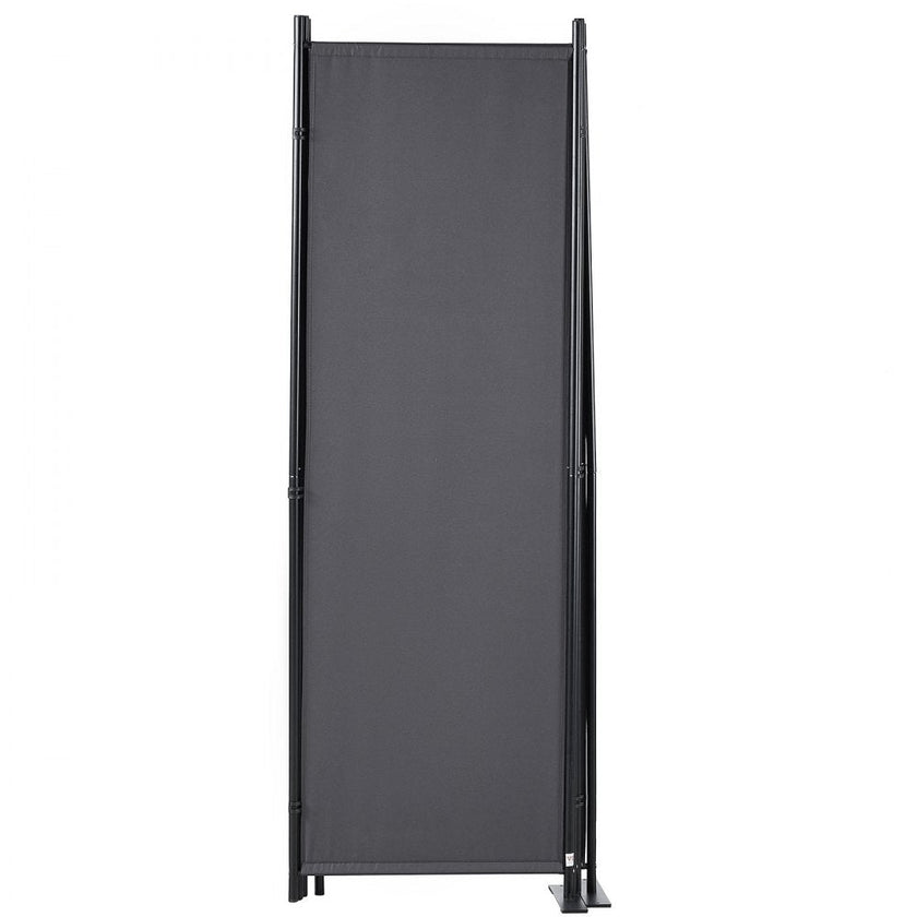 VEVOR Room Divider, 5.6 ft Room Dividers and Folding Privacy Screens (4-panel), Fabric Partition Room Dividers for Office, Bedroom, Dining Room, Study, Freestanding, Grey