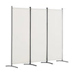 VEVOR Room Divider 3-Panel Folding Privacy Screen Fabric Partition Office White