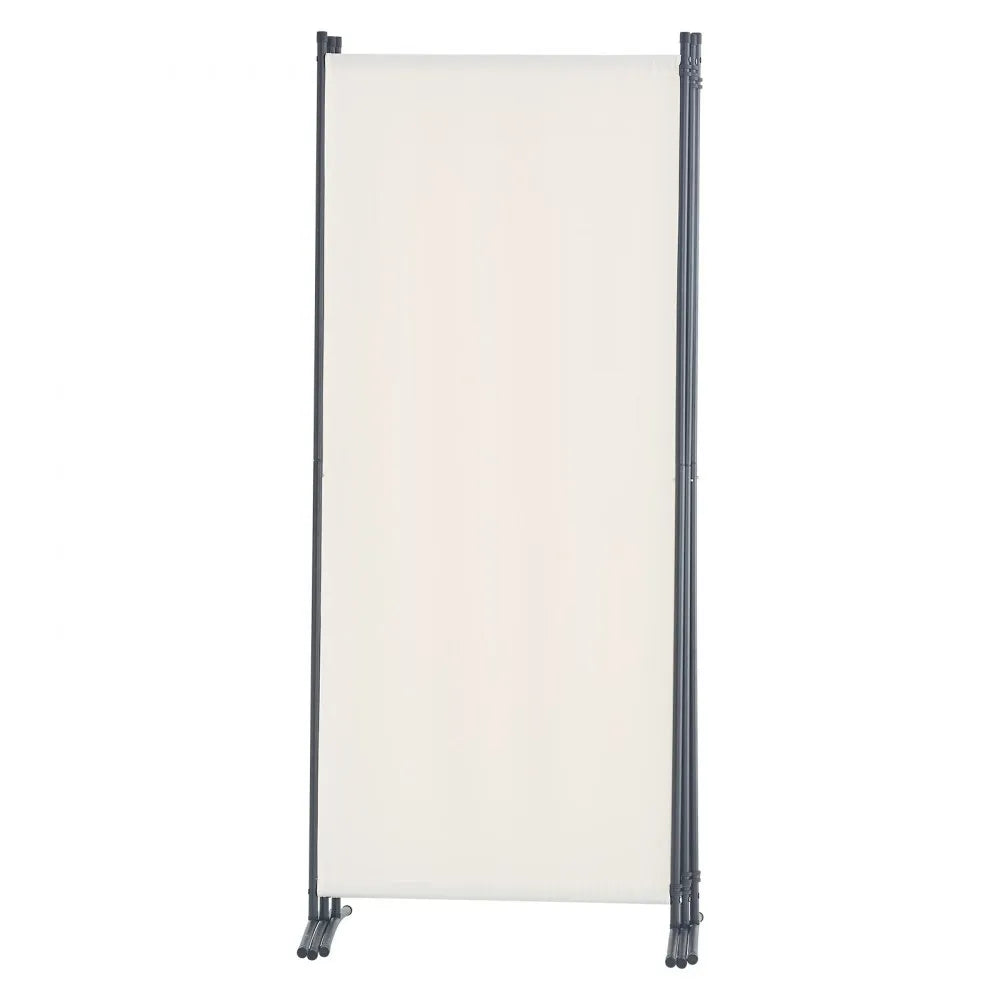 VEVOR Room Divider 3-Panel Folding Privacy Screen Fabric Partition Office White