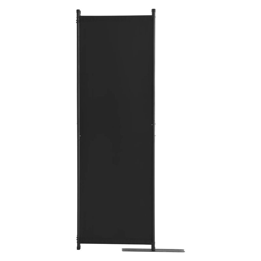 VEVOR Room Divider 4-Panel Folding Privacy Screen Fabric Partition Office Black