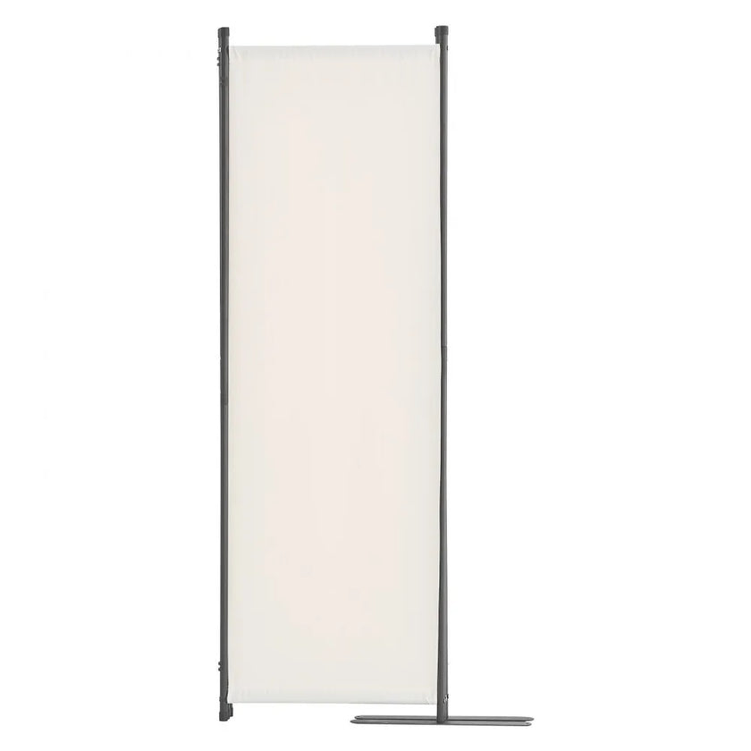 VEVOR Room Divider 4-Panel Folding Privacy Screen Fabric Partition Office White