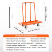 VEVOR Drywall Cart, 3000 LBS Panel Dolly Cart with 45.28
