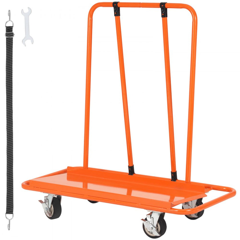 VEVOR Drywall Cart, 3000 LBS Panel Dolly Cart with 45.28