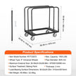 VEVOR Drywall Cart, 1500 LBS Panel Dolly Cart with 36.02